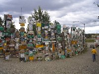 WatsonLake sign forest