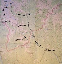 Map of the Hike